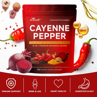 Chili Pepper Softgel Supplement To Support Leg Vein, Heart, And