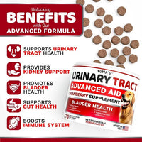 Dog UTI Treatment 170 Treats Cranberry Supplement For Dogs Bladder